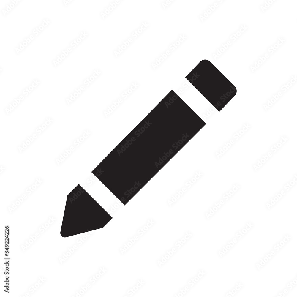 Pen vector icon, simple sign for web site and mobile app. Pen vector icon, simple sign for web site and mobile app.