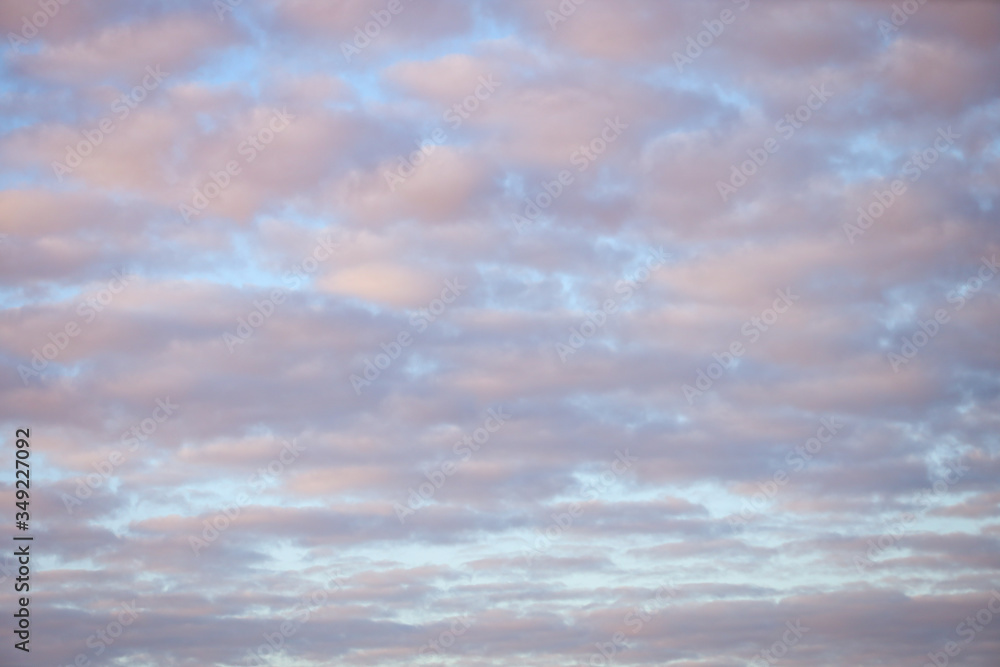 Fototapeta premium Beautiful cloudy overcast day sky texture. Photo taken in Europe, Latvia.