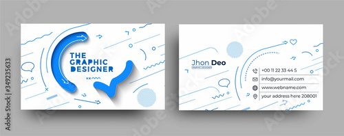 Modern Business Card - Creative and Clean Business Card Template.