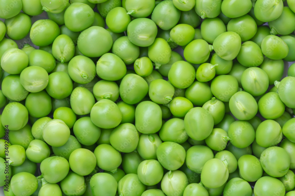 Green peas are cleaned. Background of peas Green peas are cleaned. Background of peas