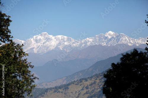 Devariyatal are the best known trekking routes in the Chopta region, Himalaya, India photo