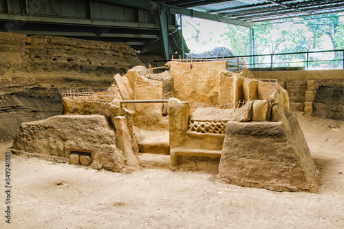 Joya de Ceren called the Pompei of America. El Salvador, Central America