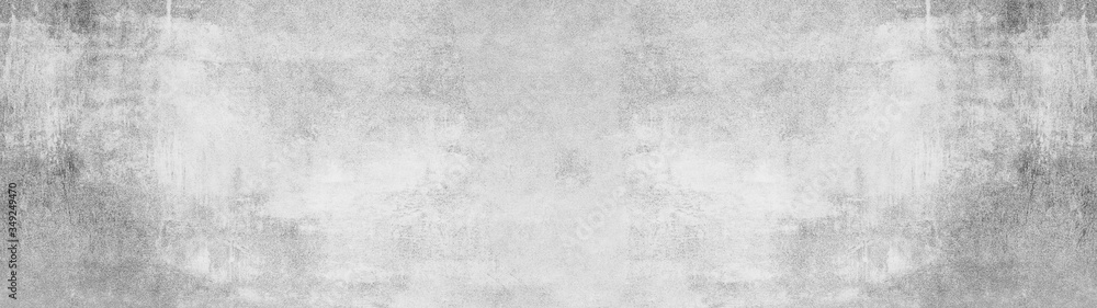 White gray concrete stone cement wall banner background panorama long White gray concrete stone cement wall banner background panorama long