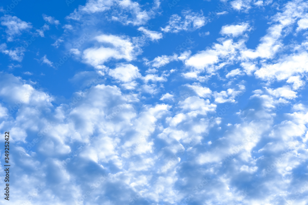 Blue sky with blurred white clouds. Blue sky with blurred white clouds.
