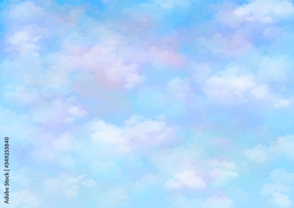 Blue sky abstract background illustration. Blue sky abstract background illustration.