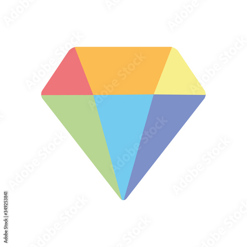 pride diamond icon, flat style Free Download pride diamond icon, flat style - GFXLoad