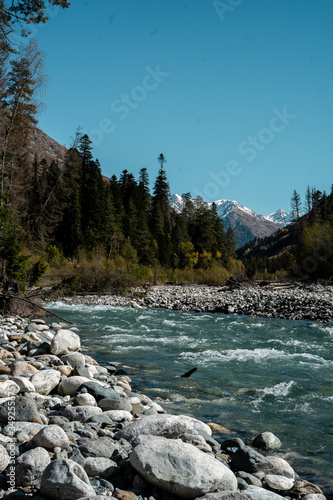 mountain river in the mountains