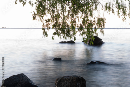 water, lake, river, sky, landscape, tree, nature, trees, summer