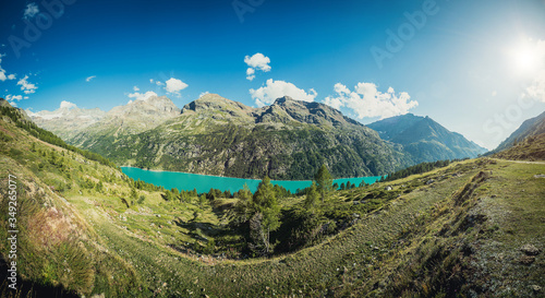 Panorama montano alpino