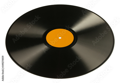 Płyta szelakowa, prekursorka płyty winylowej, 78 rpm.