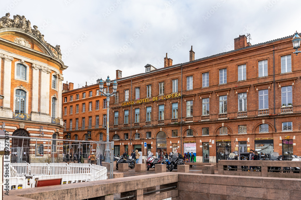 Place du Capitole in Toulouse, France
