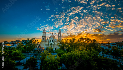 postal de catedral de hermosillo sonora mexico 2020  photo