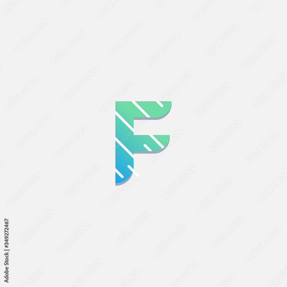 logo letter F with a simple and elegant design logo letter F with a simple and elegant design