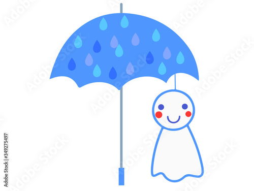 てるてる坊主と傘