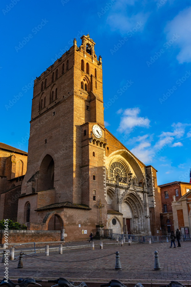 Cathedrale Saint Etienne in Toulouse, France