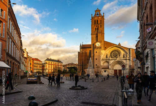Photography Cathedrale Saint Etienne in Toulouse, France