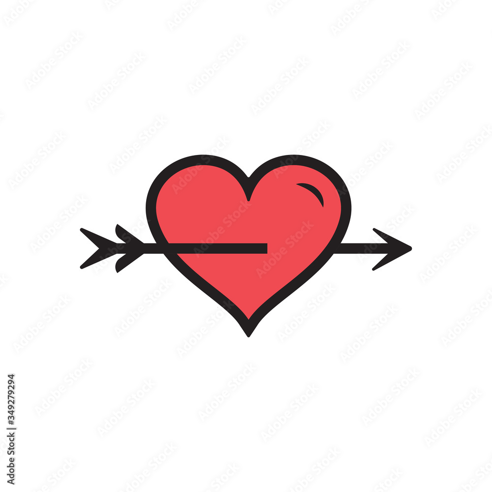 Heart icon design template vector isolated Heart icon design template vector isolated