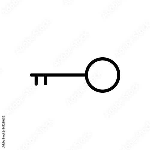 Key Icon Design Vector Template