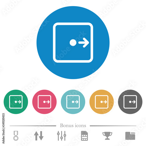 Wallpaper Mural Move object right flat round icons Torontodigital.ca