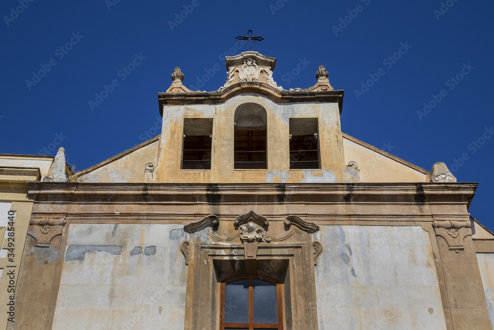 Church of Santa Maria di Gesu al Capo (or church of Santa Maruzza ri Canceddi, 1482) is a cult building located in the historic center of Palermo. Piazza Beati Paoli, Palermo, Sicily, Italy.