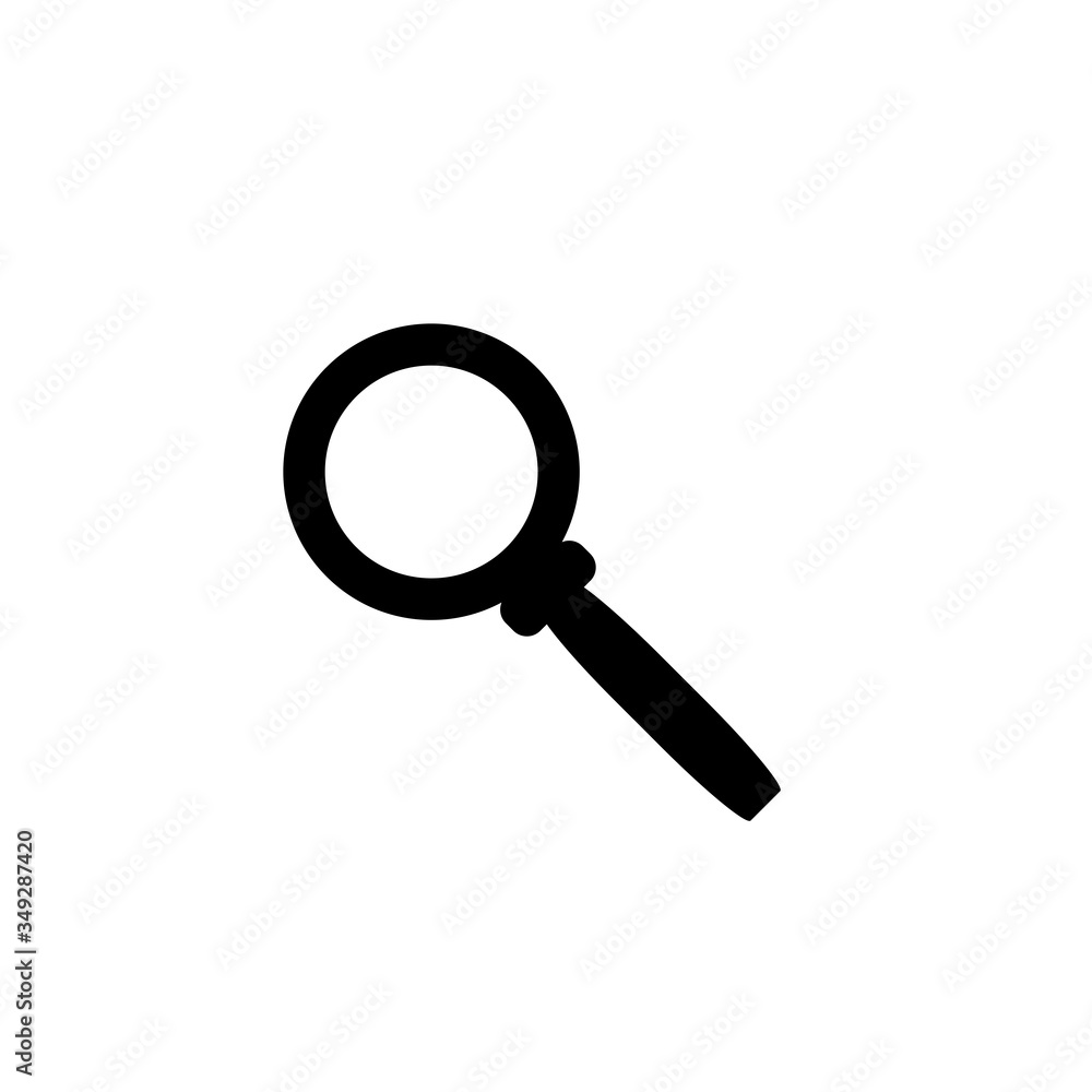 Magnifying Icon Design Vector Template Magnifying Icon Design Vector Template