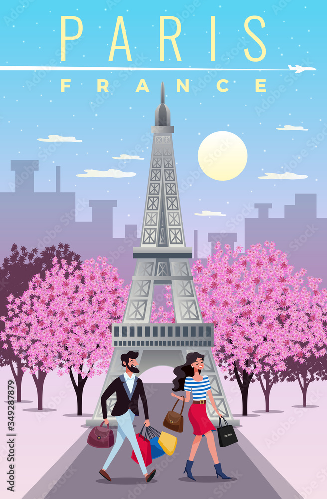 Paris Travel Background