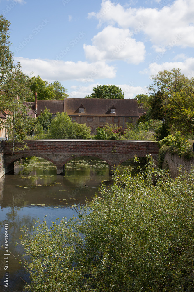 Views of Abingdon on Thames in Oxfordshire, UK
