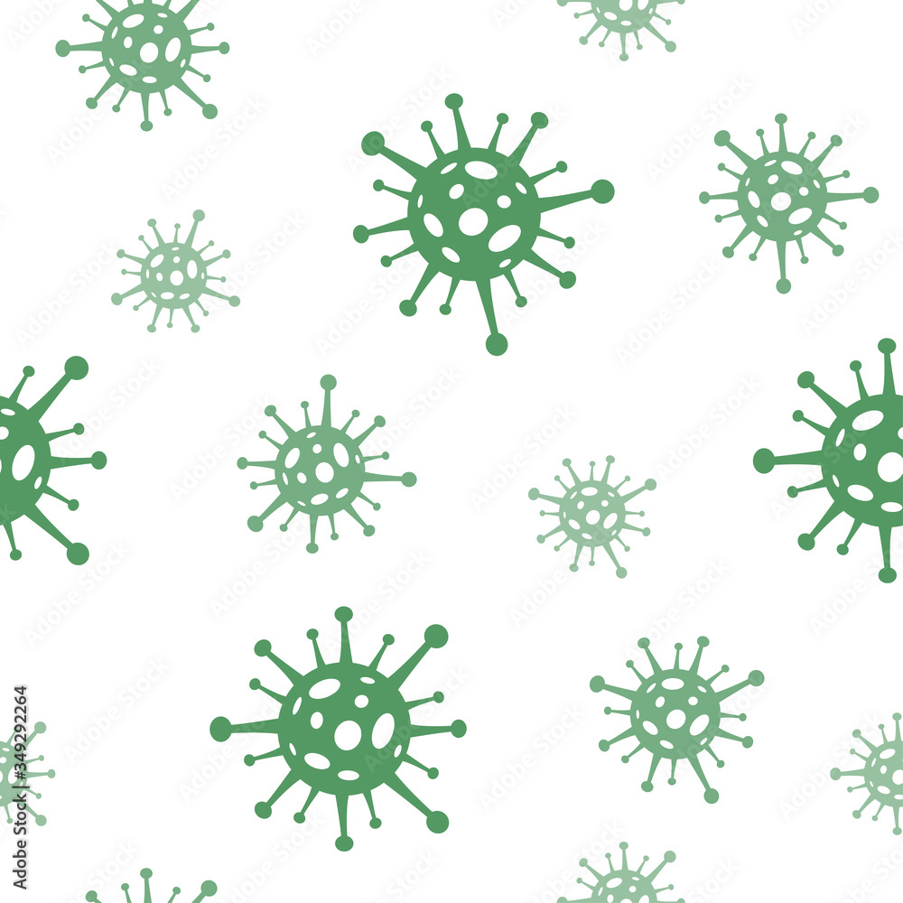Coronavirus seamless pattern. 2019-nCoV. Covid-19. Epidemy background, texture. Vector illustration. Coronavirus seamless pattern. 2019-nCoV. Covid-19. Epidemy background, texture. Vector illustration.