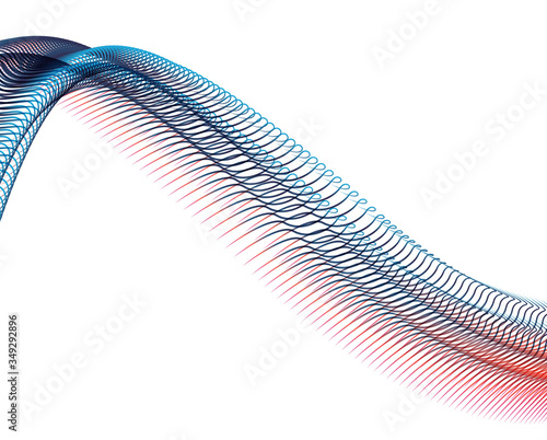 Abstract background blend wave line design for Wallpaper, Banner, Background, Card, Book Illustration, landing page