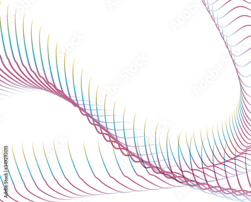 Abstract background blend wave line design for Wallpaper, Banner, Background, Card, Book Illustration, landing page