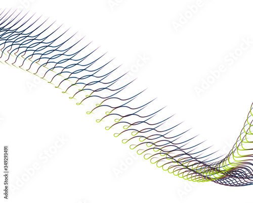 Abstract background blend wave line design for Wallpaper, Banner, Background, Card, Book Illustration, landing page