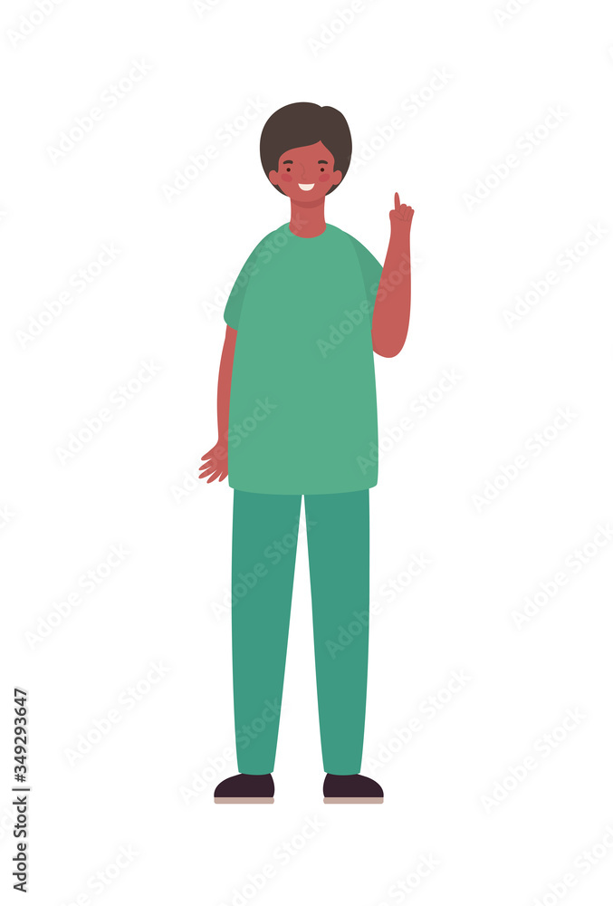 Man doctor with uniform vector design Man doctor with uniform vector design