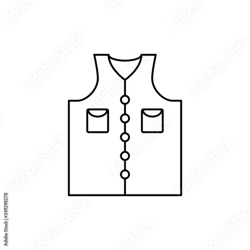 Vest Icon Design Vector Template