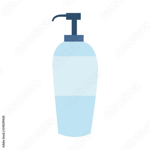 Isolated soap dispenser flat style icon vector design