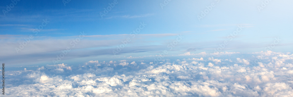 Naklejka premium Panorama of a blue sky