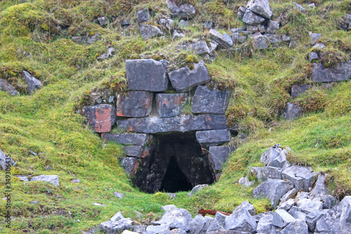 lime kiln in the Black Mountains in Wales 