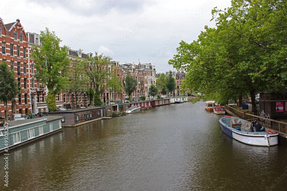 amsterdam canal in the netherlands
