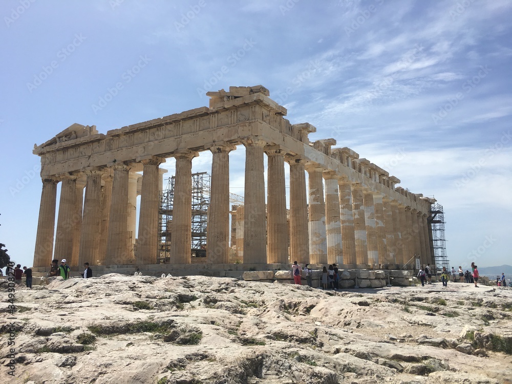 Fototapeta premium View of Parthenon in Acropolis, Athens, Greece