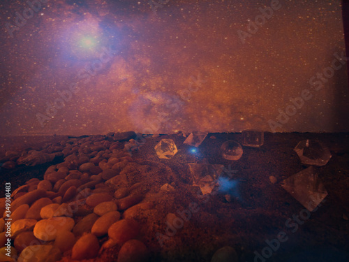 northern lights in space