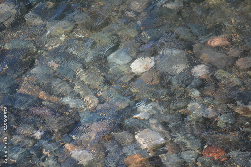 stones in water