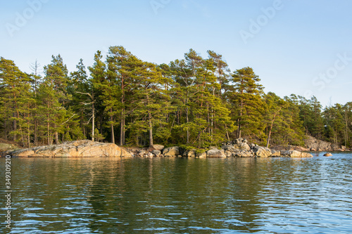 Coastal view in spring, Linlo, Kirkkonummi, Finland