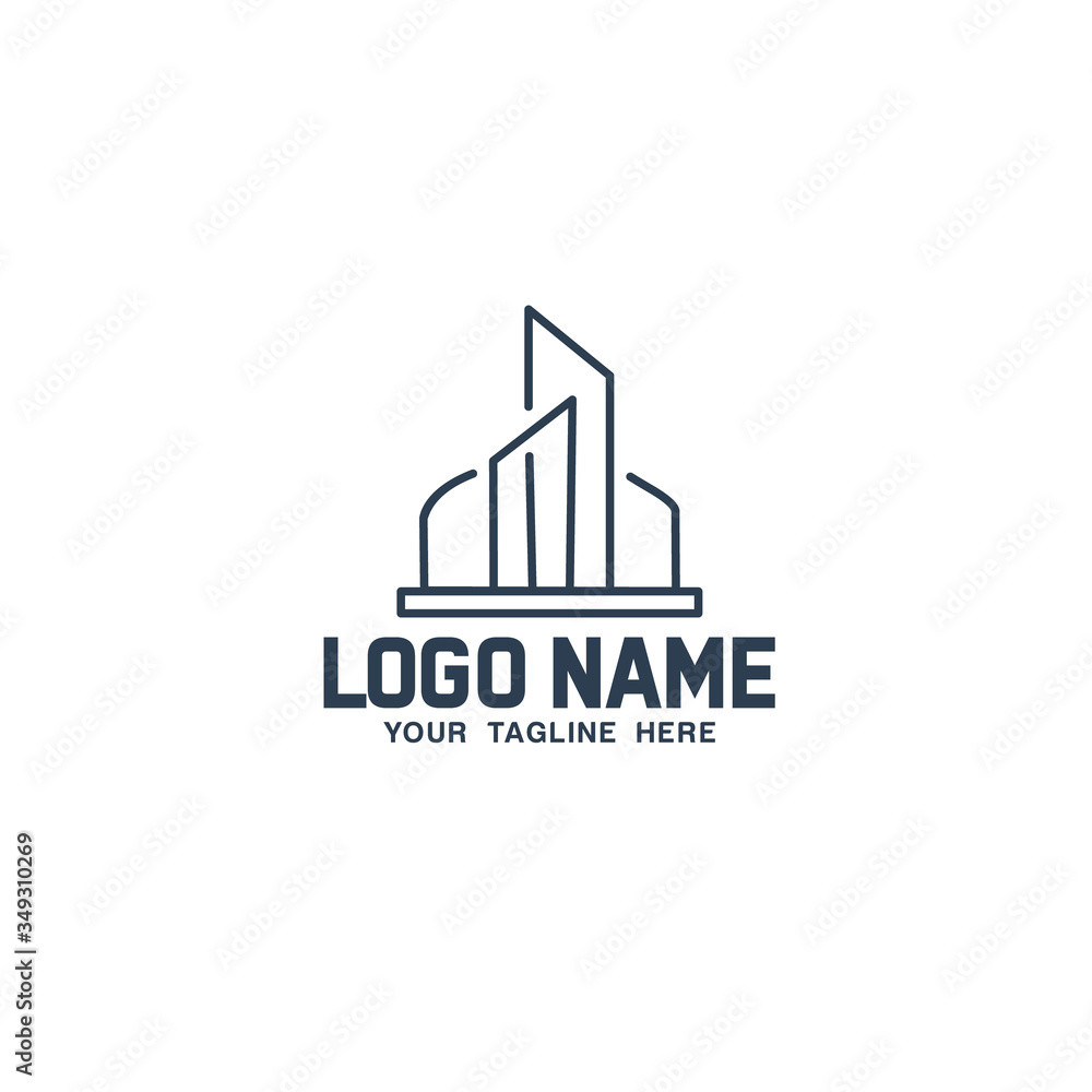 Real Estate Company Vector Logo Design