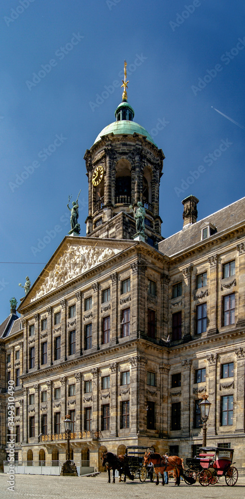 Obraz premium Palacio real, Ámsterdam