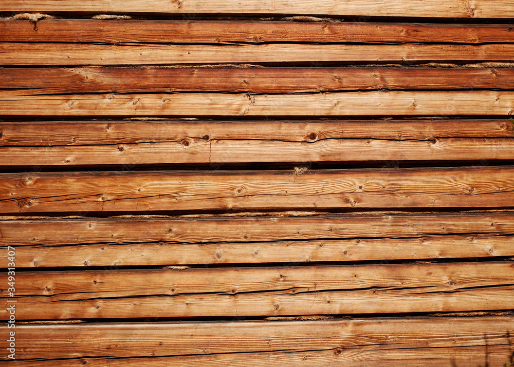 Fototapeta premium orange beautiful natural wood with texture