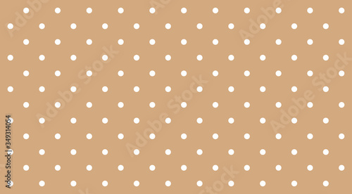 polka dot white on brown pastel soft background, brown pastel simple with polka dot white small pattern, cute polka dots for decoration backgrounds, soft simple for dots pattern fabric and textile