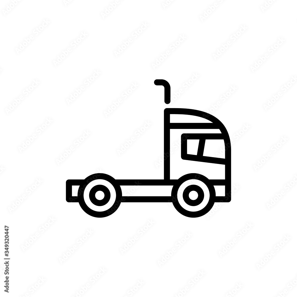 Delivery truck vector icon in outline style on white background, sign for mobile concept and web design, Truck, transportation simple icon Lorry symbol, logo illustration Delivery truck vector icon in outline style on white background, sign for mobile concept and web design, Truck, transportation simple icon Lorry symbol, logo illustration
