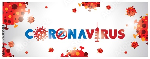 Coronavirus disease (COVID-19) concept. Graphics resource for Wuhan virus disease outbreak alert. Logo, Symbol, icon, banner, background and poster design.
