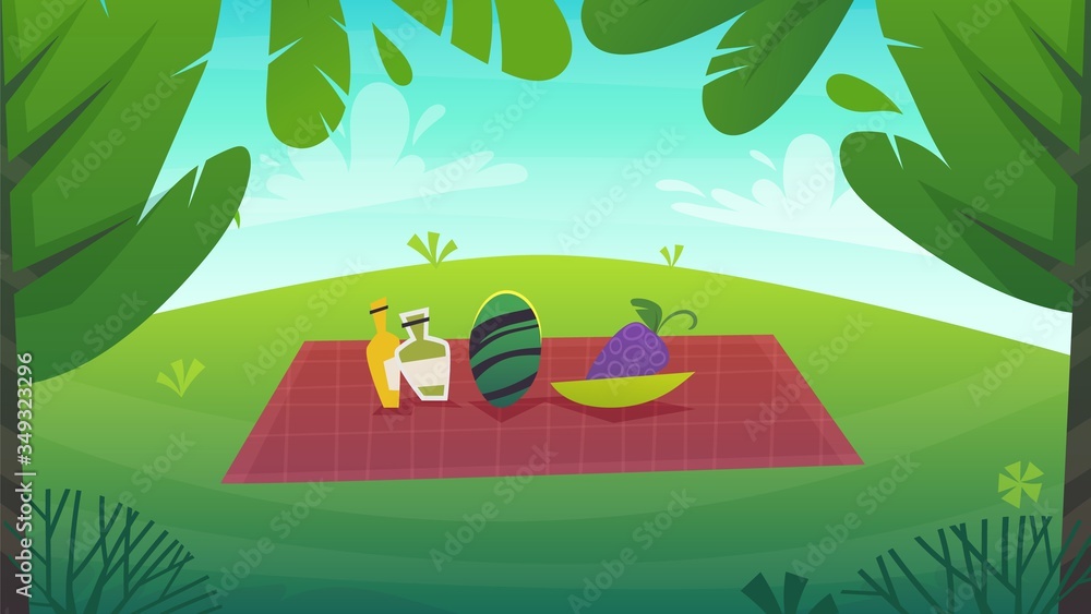 Εκτύπωση καμβά nature park background
