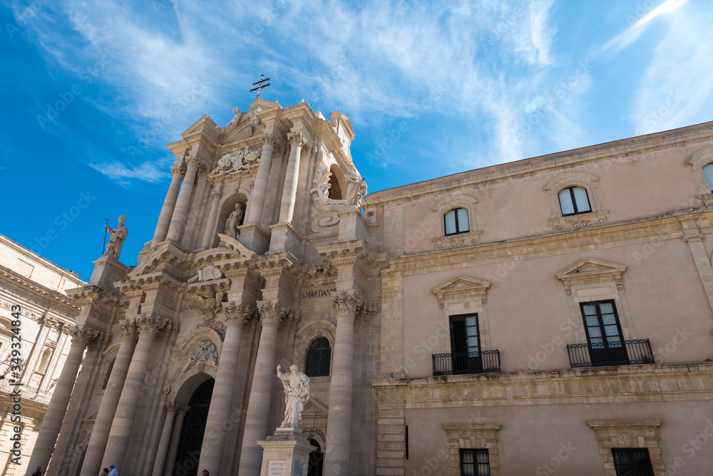 Obraz premium Syracuse in Sicily panorama view