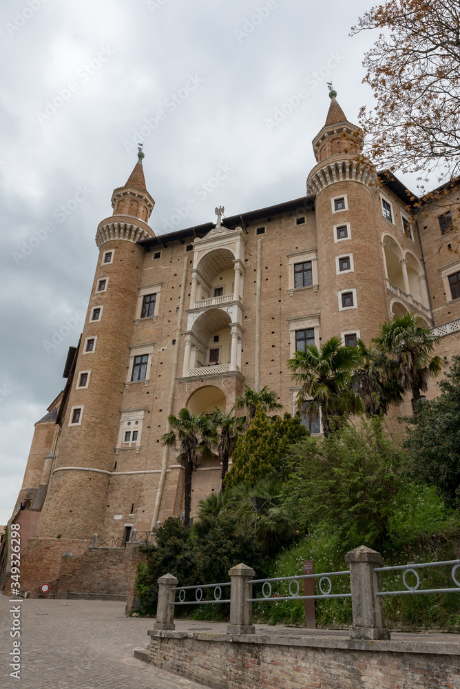 Obraz premium View of the city of Urbino